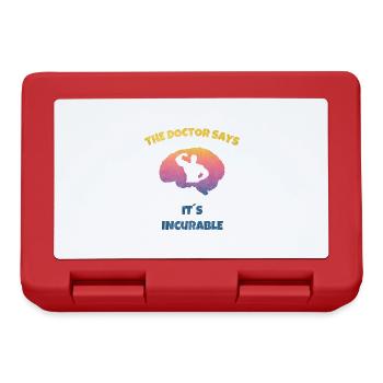 Fitness Bodybuilder - Gym Beast Mode - Incurable - Boîte à goûter - rouge - Devant
