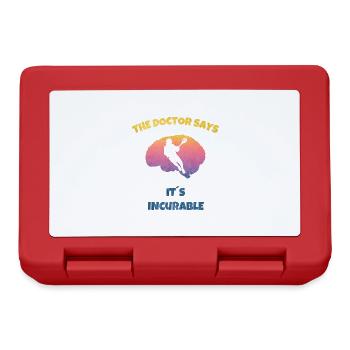 Lacrosse American Sport - Passion Brain - Lunchbox - red - Front