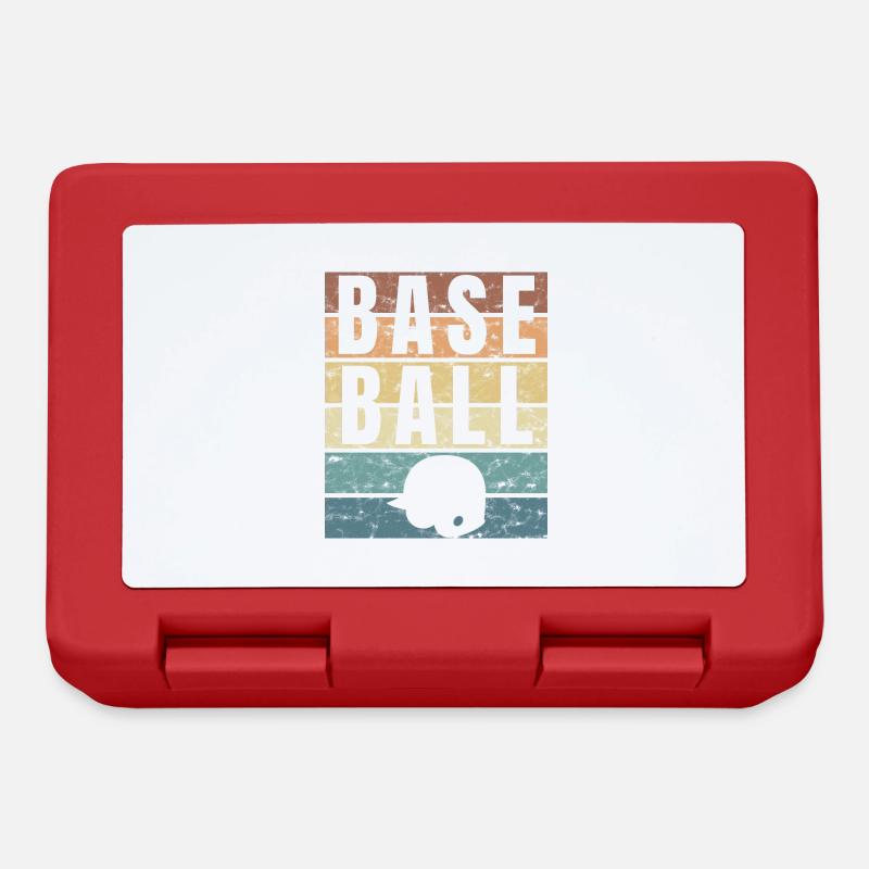 American Baseball - Lunchbox - red