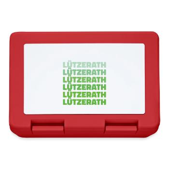 Lützerath Demo Umweltaktivst Geschenk - Brotdose - Rot - Vorne