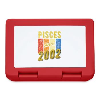 Pisces 2002 Birthday Zodiac Gift - Lunchbox - red - Front
