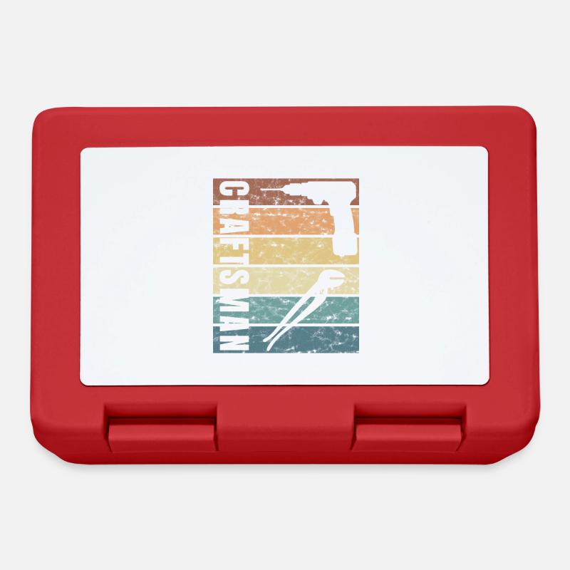 Artisan Passion Crunge Effect - Lunchbox - red