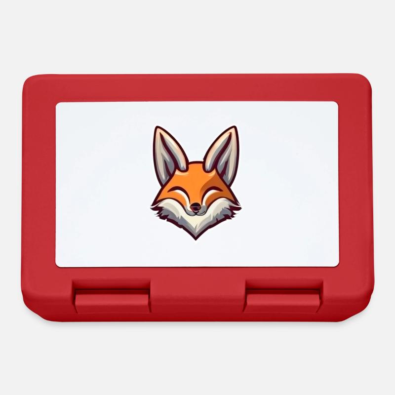 Smiling Fox - Lunchbox - red