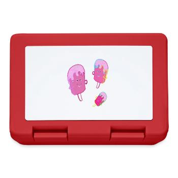 Crème glacée d’été Crème glacée Crème glacée enfant - Boîte à goûter - rouge - Devant