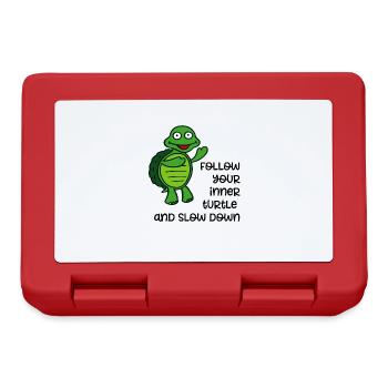 slow - Lunchbox - red - Front