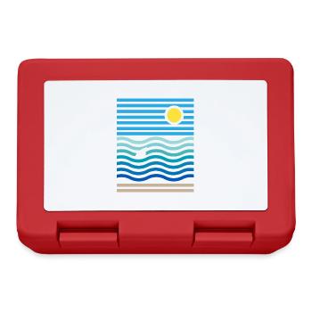 Shark - Lunchbox - red - Front
