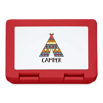 camper - Lunchbox - red - Front
