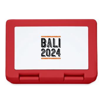 Bali Millésime 2024 - Boîte à goûter - rouge - Devant