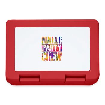 Malle Party Crew - Lunchbox - red - Front