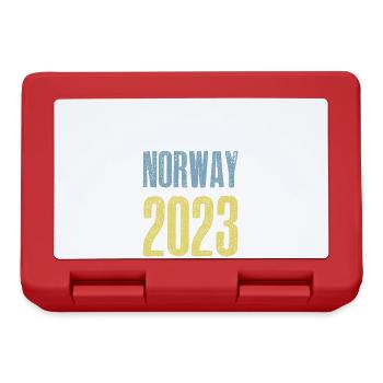 Norway 2023 Krone - Brotdose - Rot - Vorne