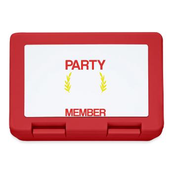 Ibiza Party Crew - Lunchbox - red - Front