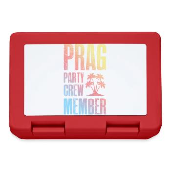 Prague Party Crew - Lunchbox - red - Front