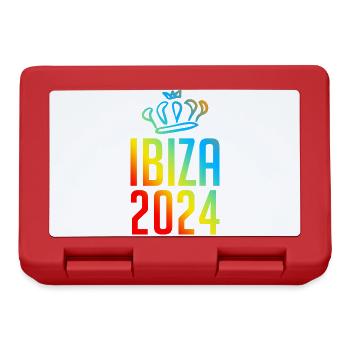 Ibiza 2024 Bunt - Brotdose - Rot - Vorne
