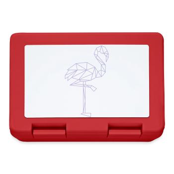 flamingo - Brotdose - Rot - Vorne