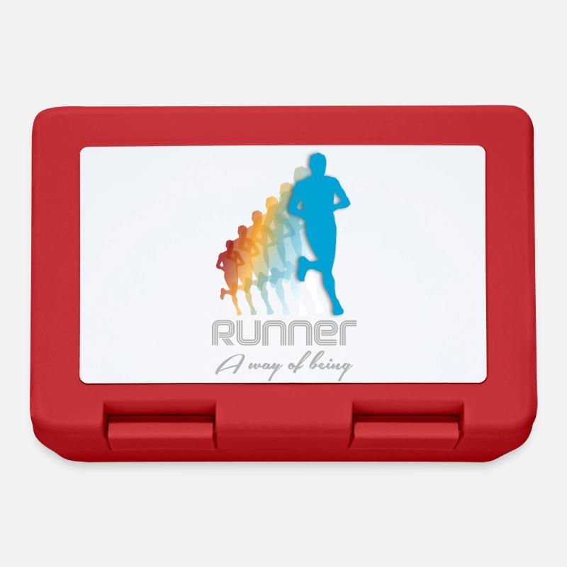 running - Lunchbox - red