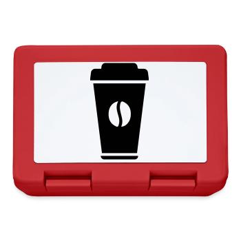 Coffee Symbol - Lunchbox - red - Front