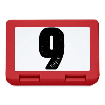 Maillot à 9 chiffres - Boîte à goûter - rouge - Devant
