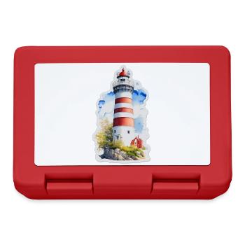 Leuchtturm - Brotdose - Rot - Vorne