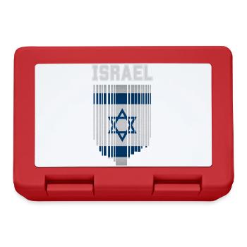 Flag of Israel, Israeli pride - Lunchbox - red - Front