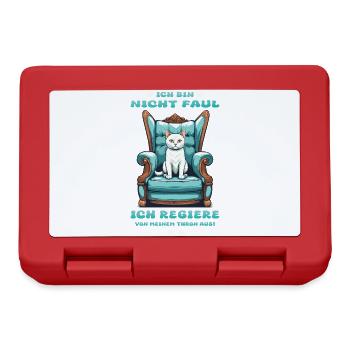 Reine des chats - Boîte à goûter - rouge - Devant