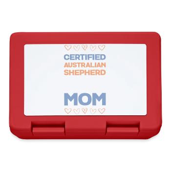 Certified Australian Shepherd Mama - Lunchbox - red - Front
