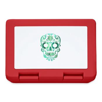 Skull - Brotdose - Rot - Vorne