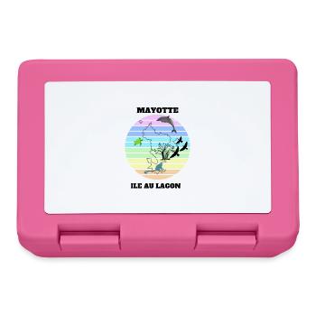 PAYSAGE DE MAYOTTE - Boîte à goûter - rose - Devant