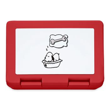 Dreamy little dog - Lunchbox - red - Front