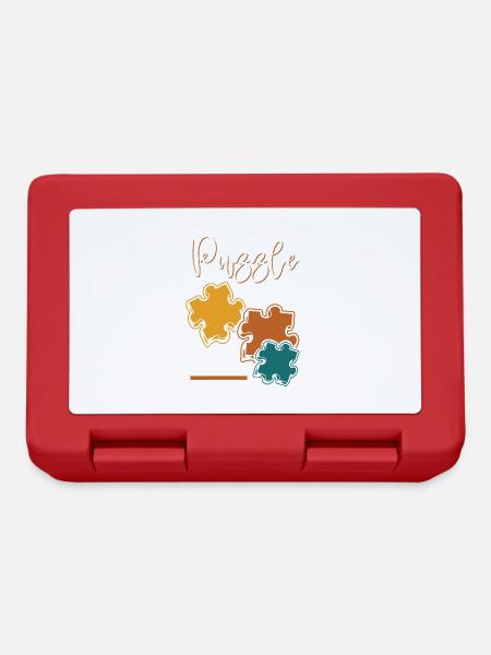 Jigsaw Hobby Puzzler-Puzzle - Brotdose - Rot