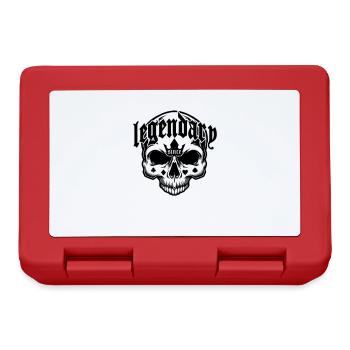 Légendaire depuis 1984 - Skull | Les couleurs peuvent être modifiées - Boîte à goûter - rouge - Devant