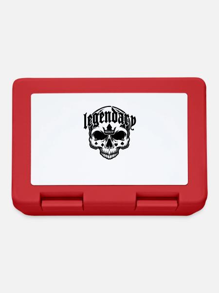 Legendär seit 1994 - Totenkopf | Farben änderbar - Brotdose - Rot
