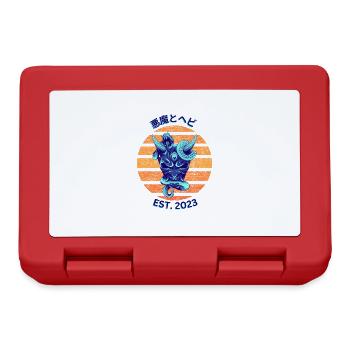 Snake with The Devil - Lunchbox - red - Front