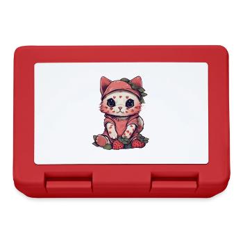 Cadeau de chat Ragamuffin - Boîte à goûter - rouge - Devant