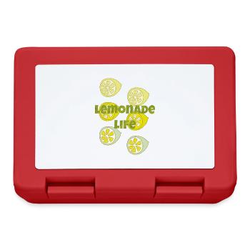Limonade Life - Boîte à goûter - rouge - Devant