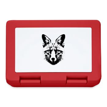 Vie animale de renard | Renard - Boîte à goûter - rouge - Devant