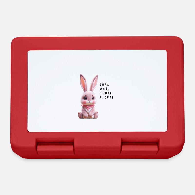 Not today! - Lunchbox - red