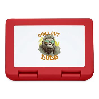 Chill Out Dude - Lunchbox - red - Front