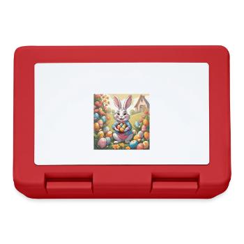 Mom Bunny Easter Bunny Bunny Gift - Lunchbox - red - Front