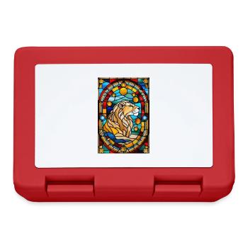 Leo Astrology Zodiac Gift - Lunchbox - red - Front