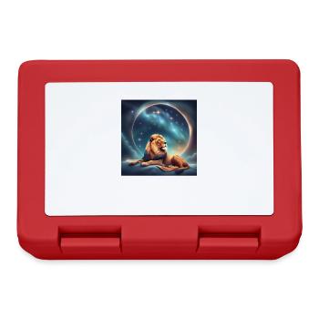 Leo Birthday Zodiac Gift - Lunchbox - red - Front