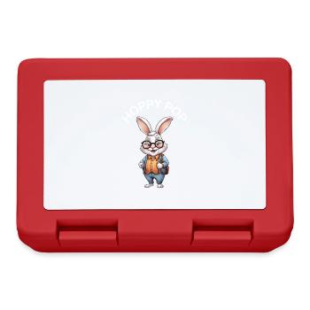 Grandpa Bunny Bunny Easter Gift - Lunchbox - red - Front