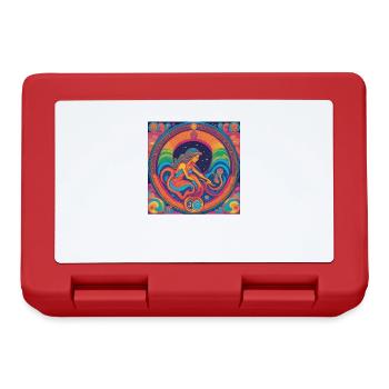 Idée cadeau d’anniversaire astrologie Vierge - Boîte à goûter - rouge - Devant