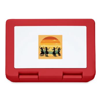 Honduras Catracha Stolz Geschenk - Brotdose - Rot - Vorne