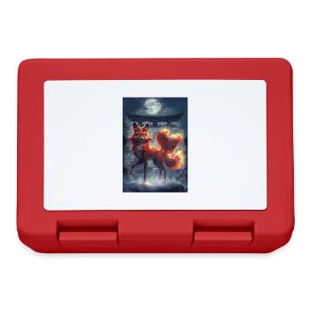 Renard Mythologie Mythe Cadeau - Boîte à goûter - rouge - Devant