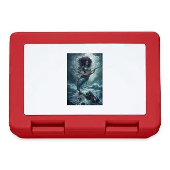 Cadeau de légende de la mythologie des sirènes - Boîte à goûter - rouge - Devant