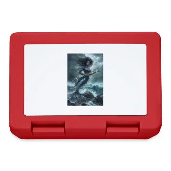 Mermaid Mythology Sea Gift - Lunchbox - red - Front