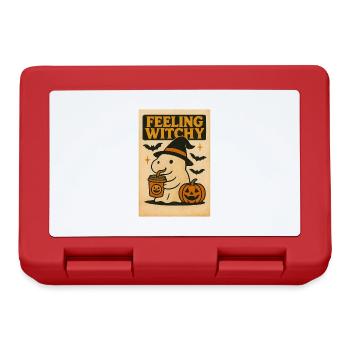 Geist Capybara Halloween Geschenk - Brotdose - Rot - Vorne