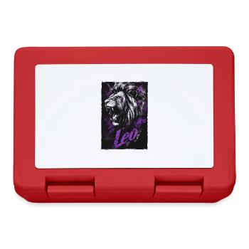 Löwe Leo - Lunchbox - red - Front