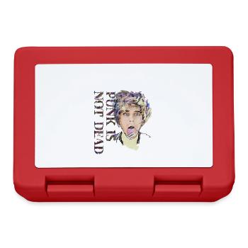 Punk, Punk is not, dead, Punks, Rock, Punkrock,mac - Lunchbox - red - Front