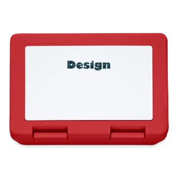 design - Lunchbox - red - Front